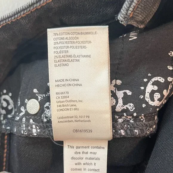 WE THE FREE CRVY High-Rise Vintage Straight Jeans size 28 Smokey Quartz - Picture 10 of 13